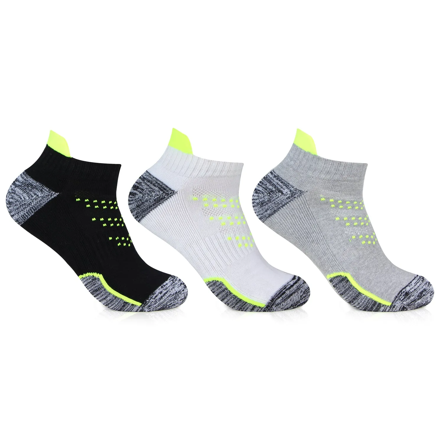 Men's Secret Length Terry Sports Socks - Pack Of 3