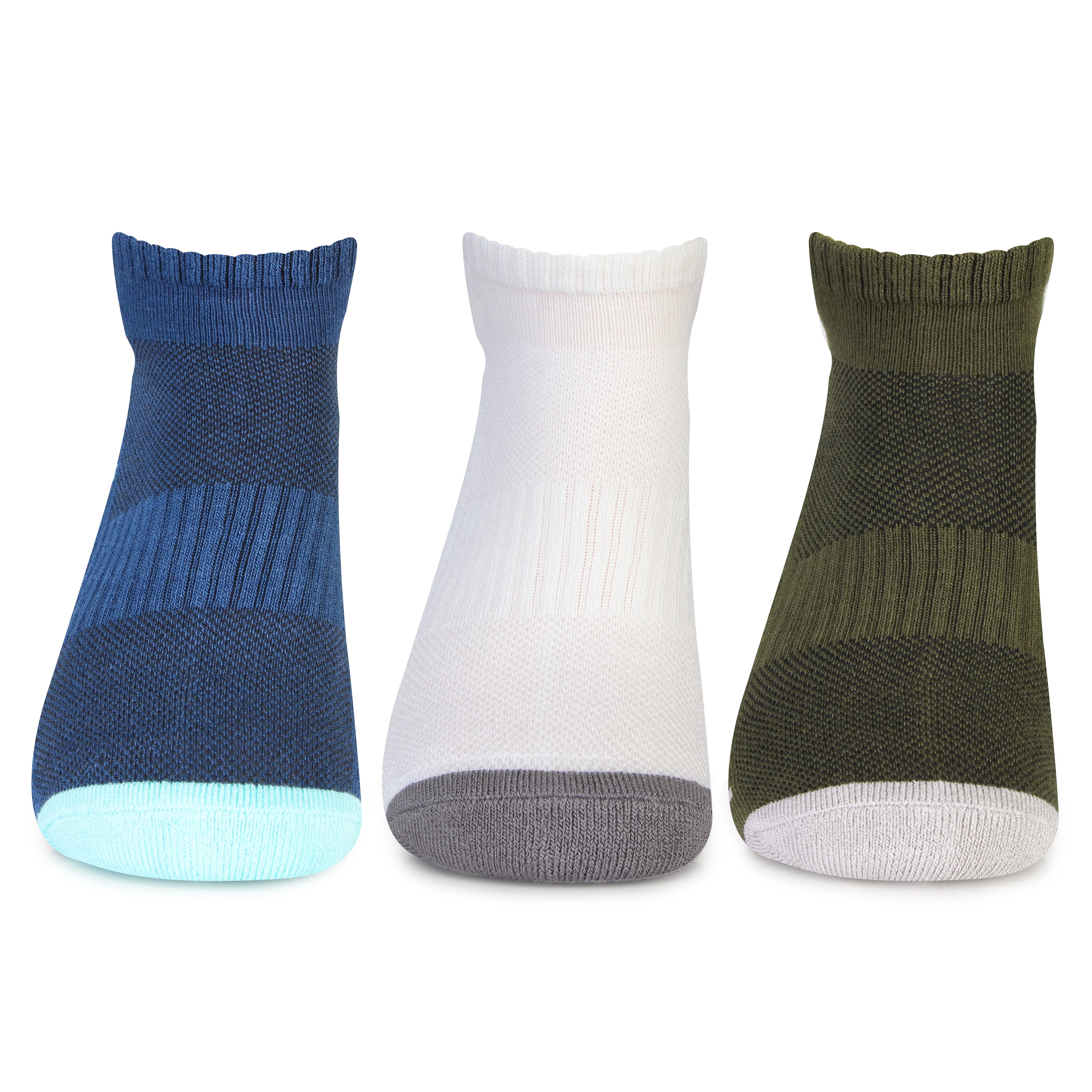 Men's Stylish Bamboo Secret Socks - Pack of 3