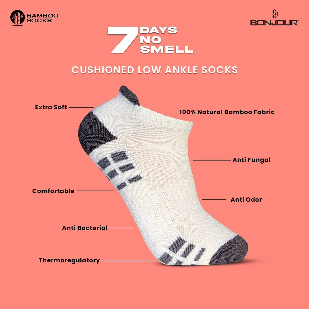 Men's Stylish Bamboo Secret Socks - Pack of 3