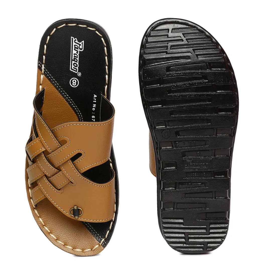 Men's Tan Vertex Flip-Flops