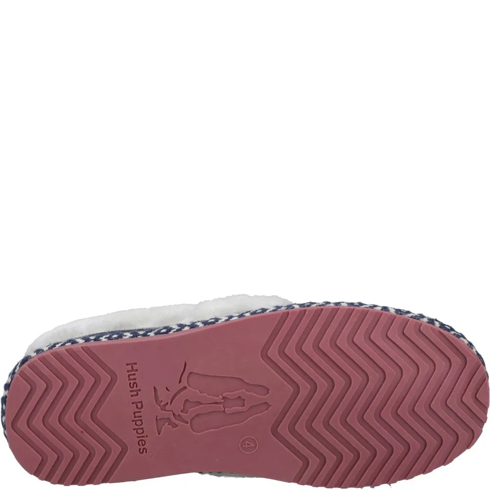 Navy Ariel Slippers