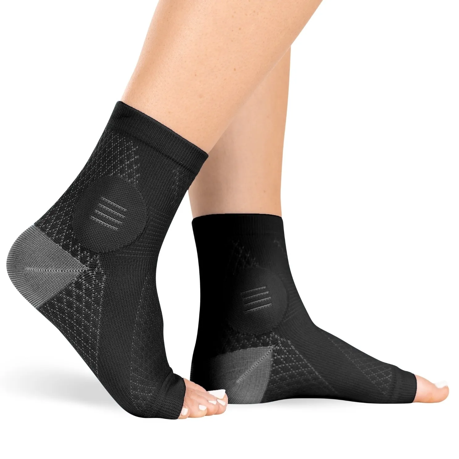 Neuropathy Socks | Compression Toeless Foot Pain Relief Sleeves for Diabetics and Peripheral Treatment (Pair)