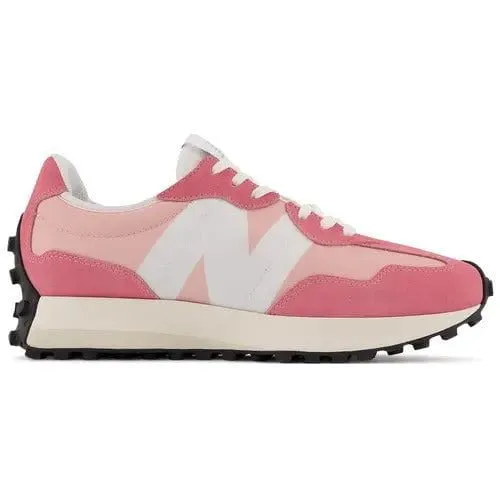 Sure! Heres an optimized product title with modifiers:

New Balance 327 Womens Sneakers in Natural Pink and White - Stylish and Comfortable Athletic Shoes