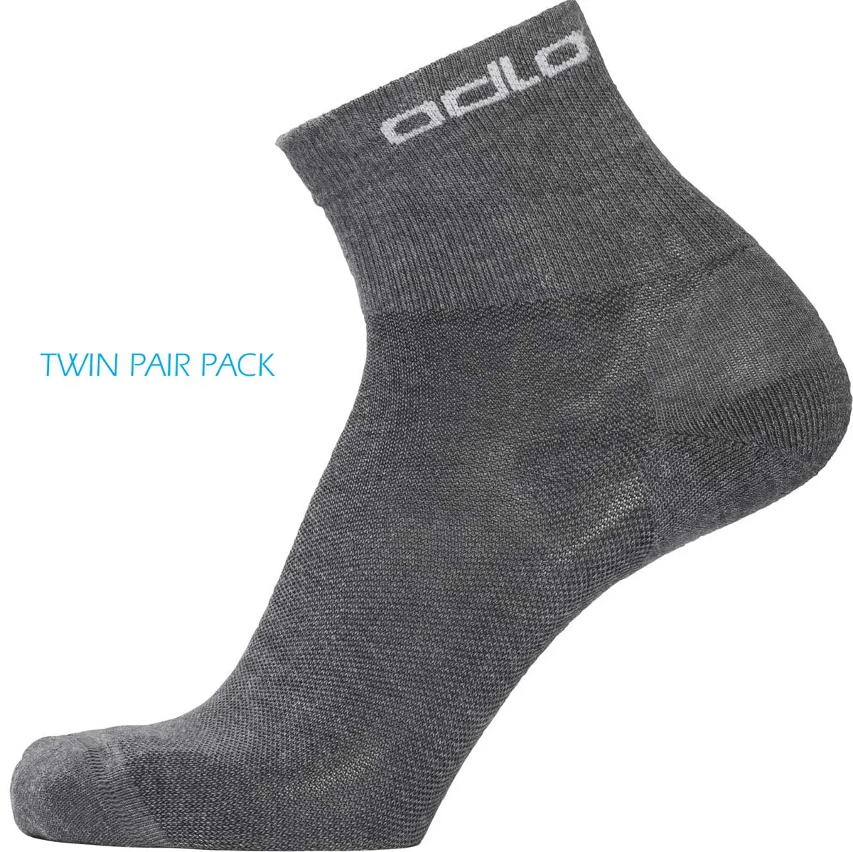 ODLO Mini-Crew Active Sports Socks Twin Pair Pack {O-763830}