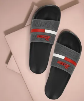 Paragon EVK10917G Men Casual Sliders | Stylish Trendy Lightweight Slides | Casual & Comfortable Slippers | Everyday Use