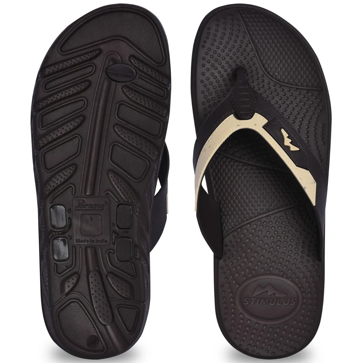 Paragon EVK3406G Men Stylish Lightweight Flipflops | Casual & Comfortable Daily-wear Slippers for Indoor & Outdoor | For Everyday Use