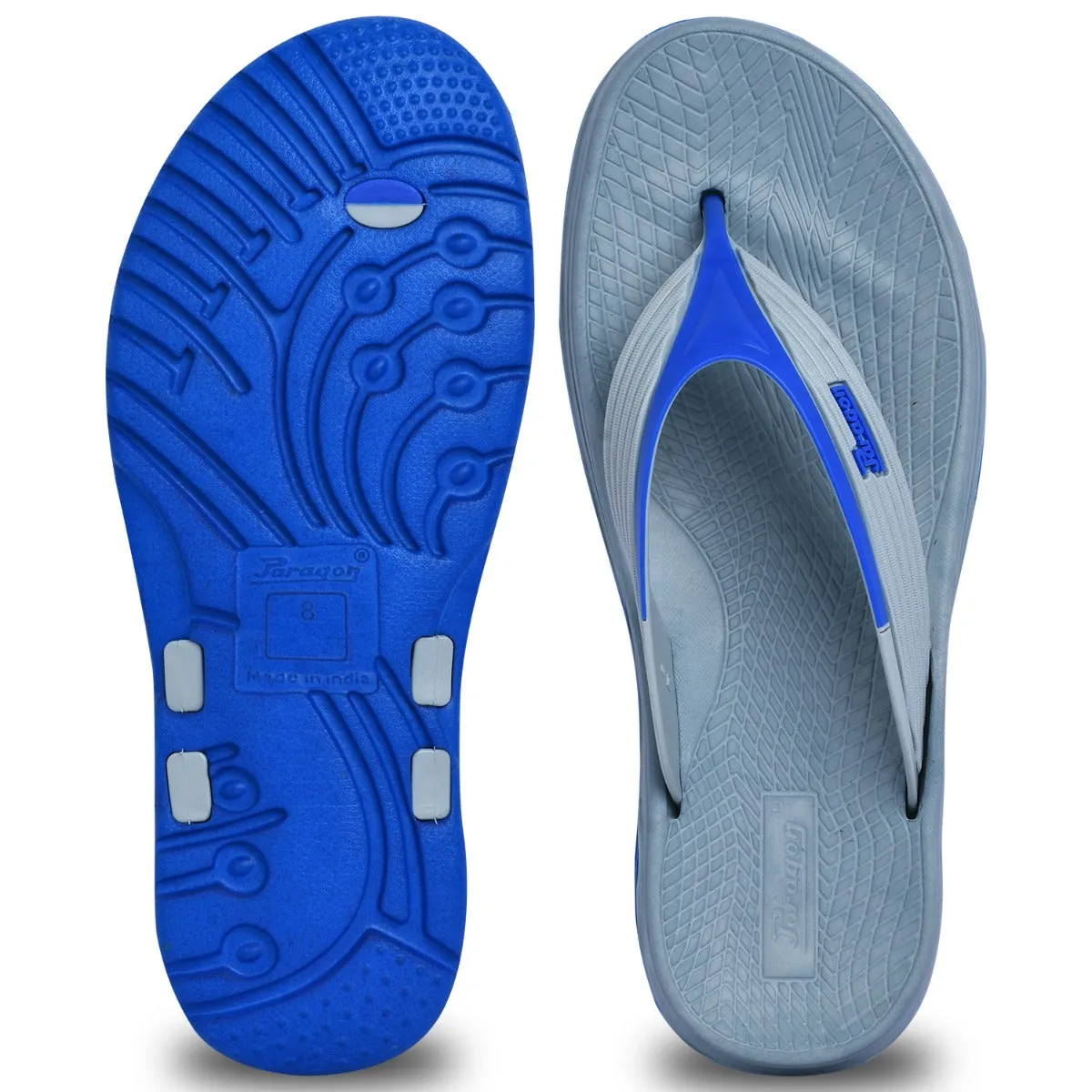 Paragon EVK3409G Men Stylish Lightweight Flipflops | Casual & Comfortable Daily-wear Slippers for Indoor & Outdoor | For Everyday Use