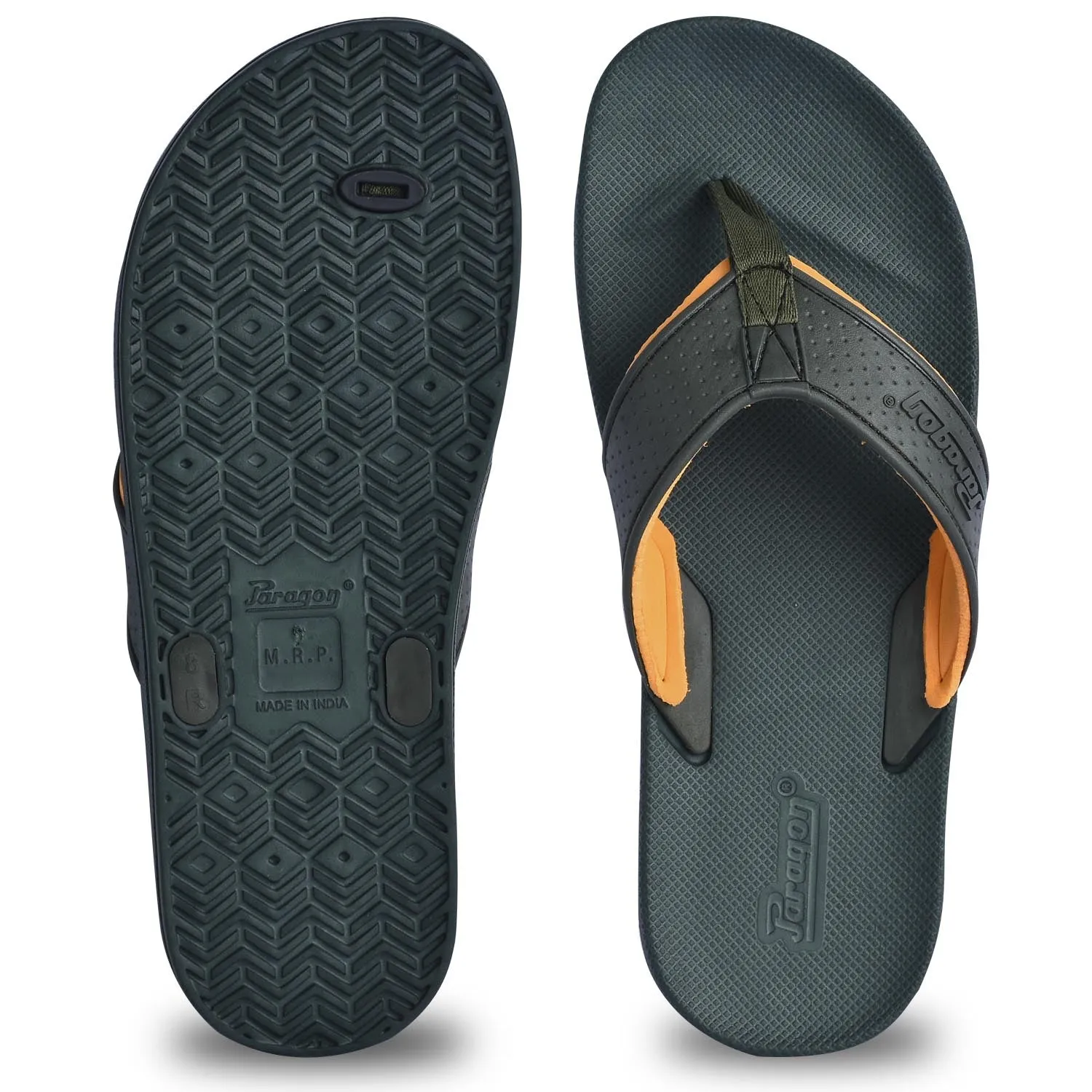 Paragon EVK3413G Men Stylish Lightweight Flipflops | Casual & Comfortable Daily-wear Slippers for Indoor & Outdoor | For Everyday Use