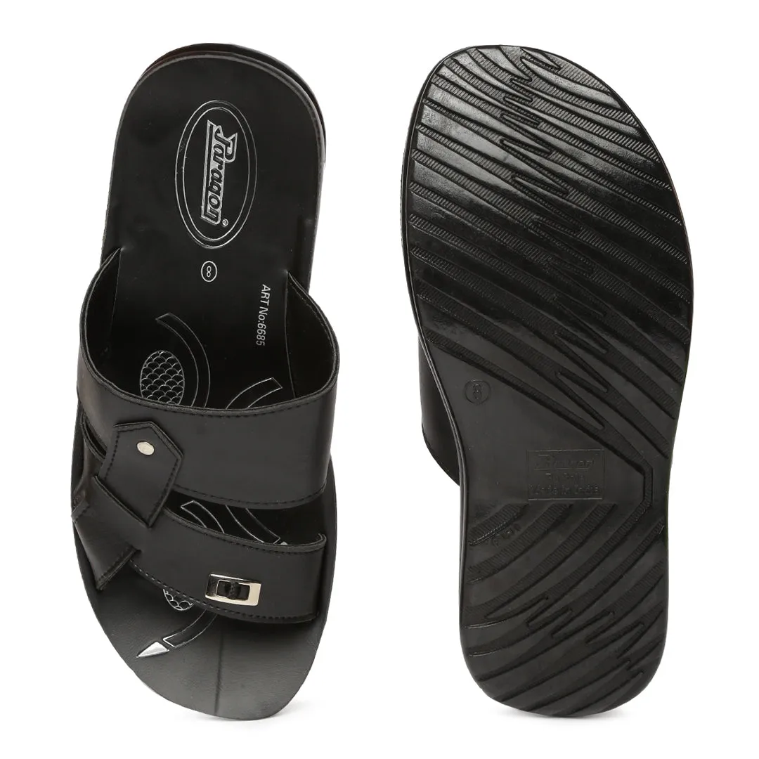 Paragon PU6685G Men Stylish Lightweight Flipflops | Comfortable with Anti skid soles | Casual & Trendy Slippers | Indoor & Outdoor