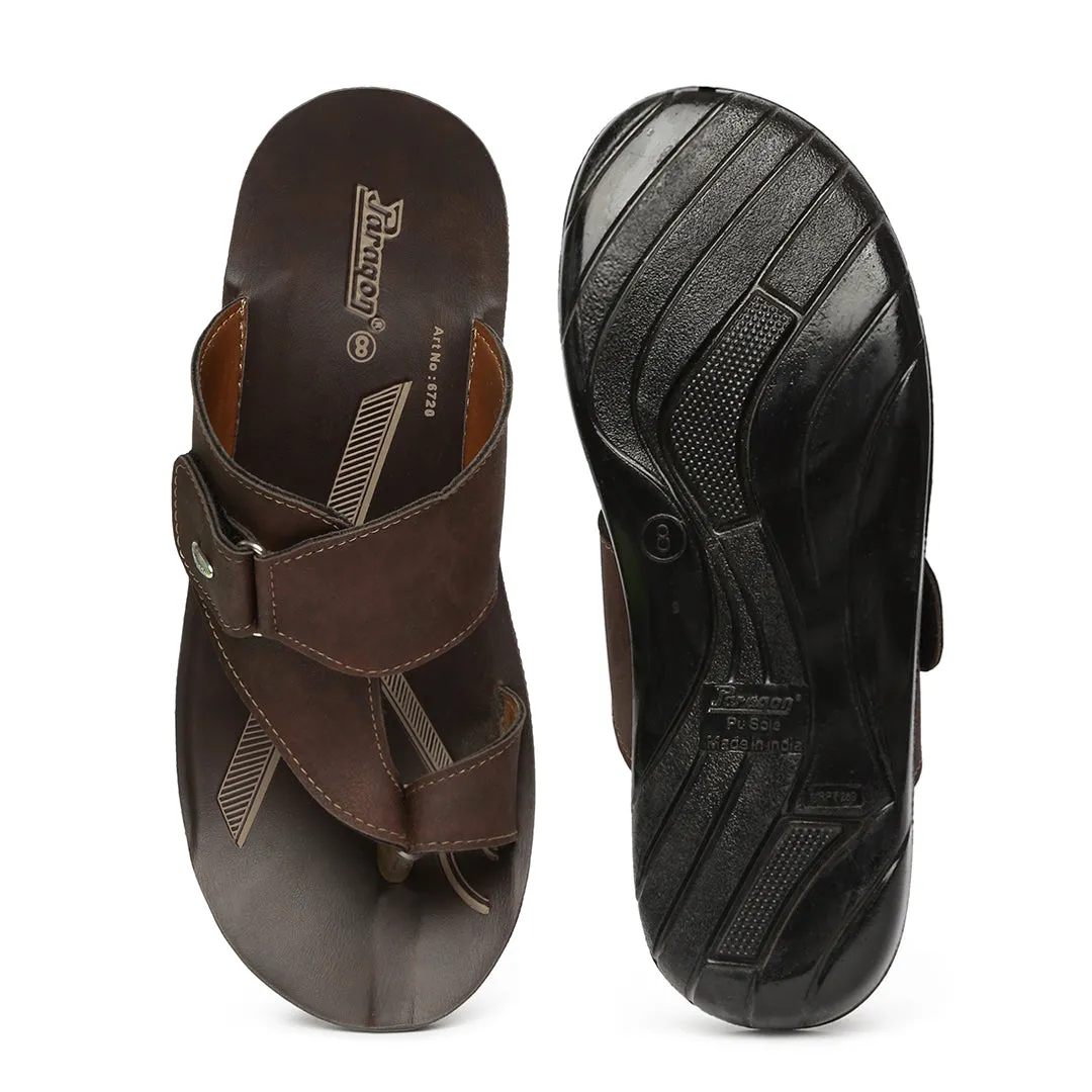 Paragon PU6720G Men Stylish Lightweight Flipflops | Comfortable with Anti skid soles | Casual & Trendy Slippers | Indoor & Outdoor