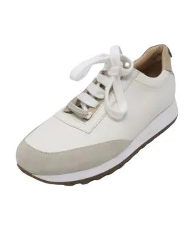 Peserico White Leather Sneakers sz 8