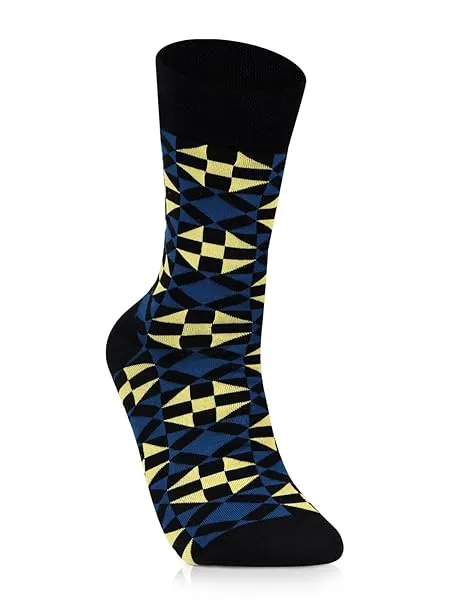 Premium Geo Tribal Crew Socks For Men