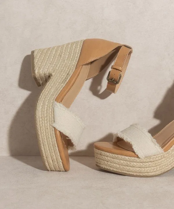 Riley - Espadrille Platform Sandal