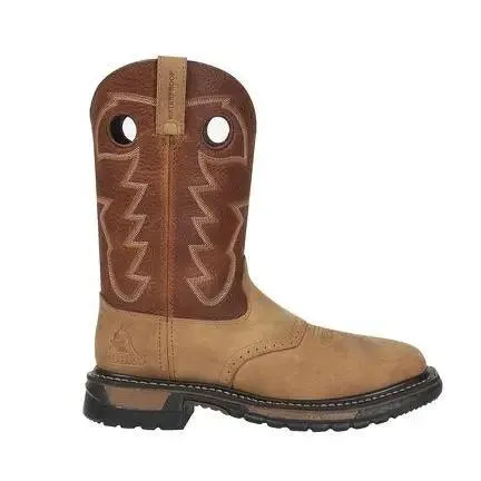 Rocky Men’s Original Ride Steel Toe Waterproof Western Boot RKYW041