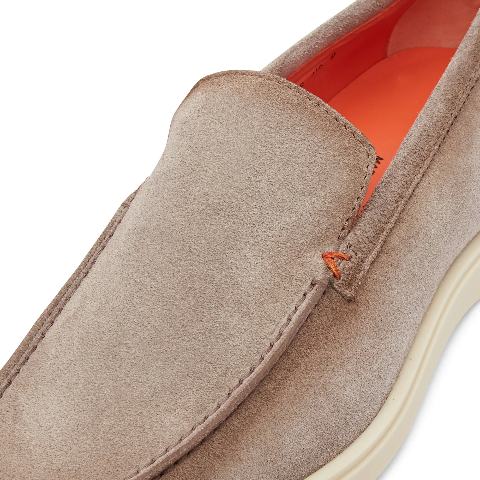 Santoni Suede Loafer (Brown)