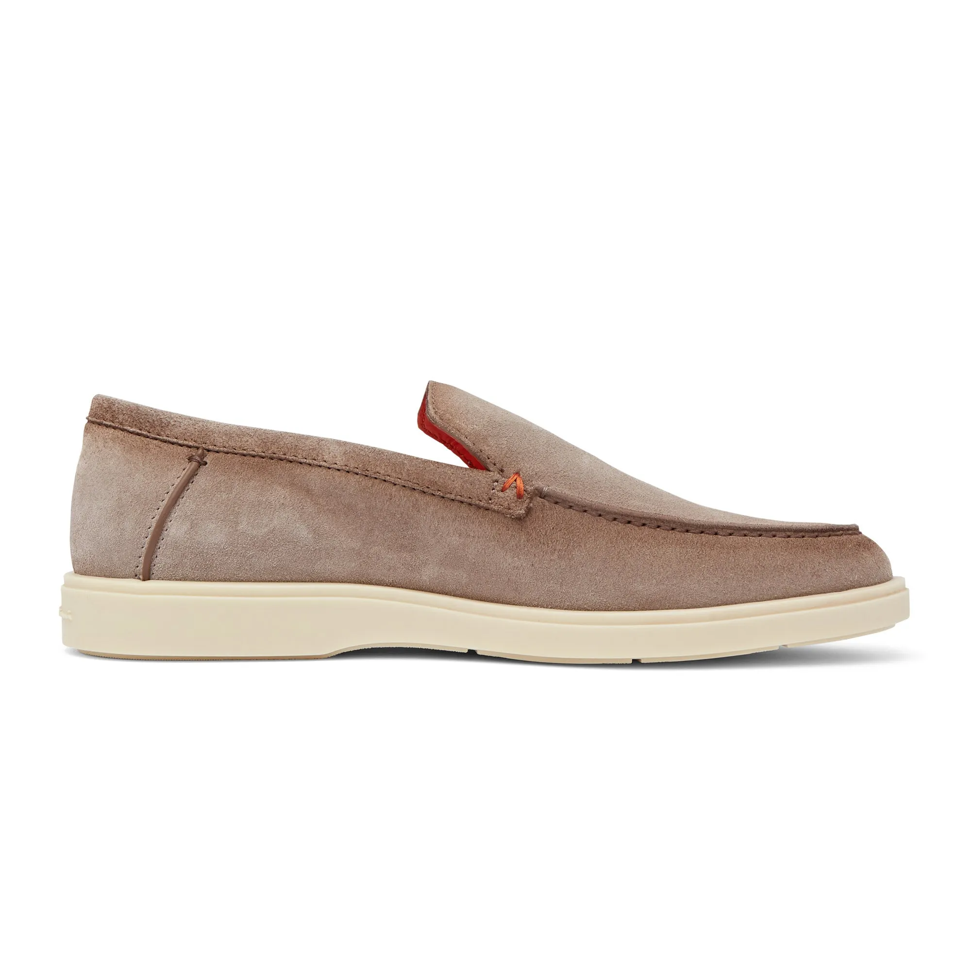 Santoni Suede Loafer (Brown)