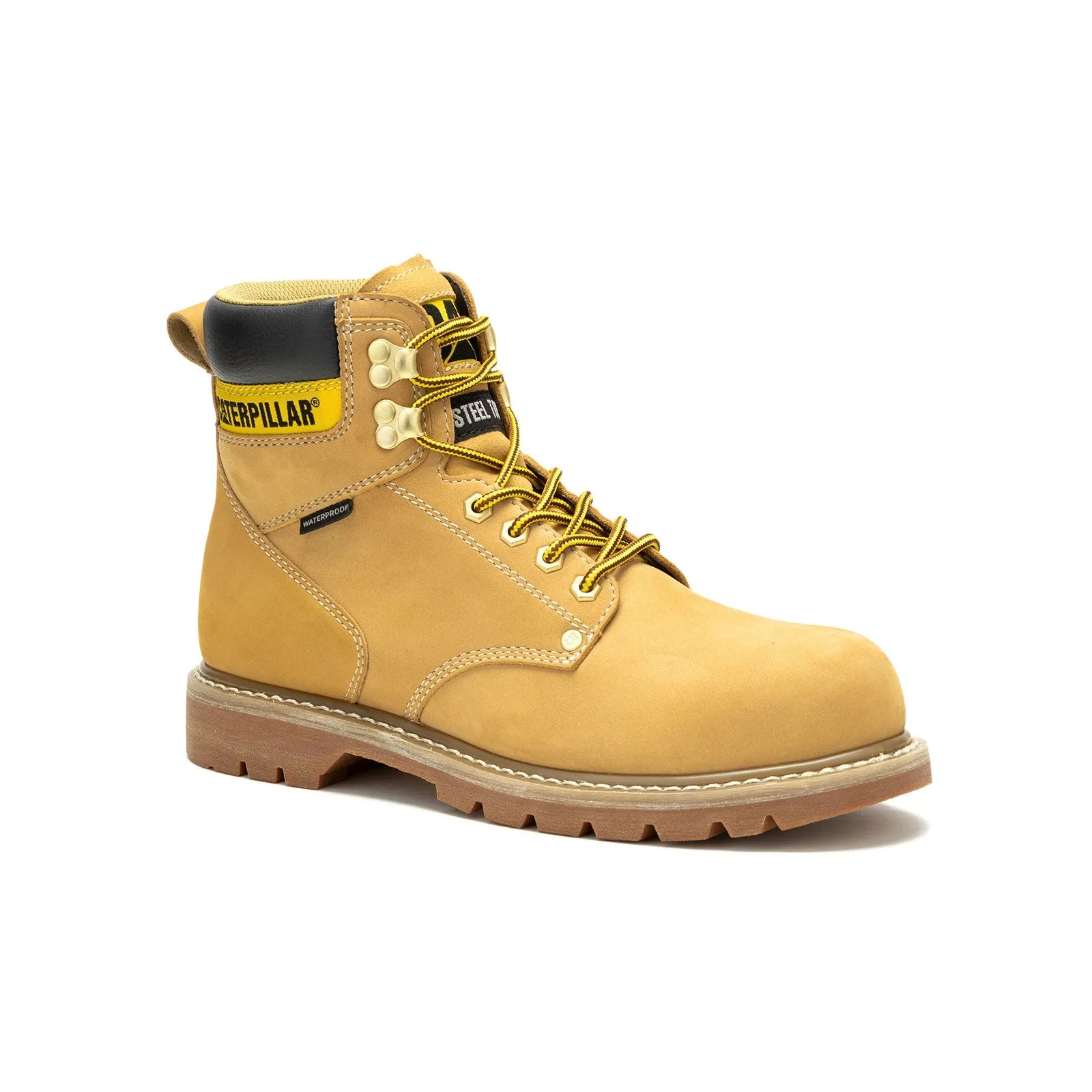 Second Shift Steel-Toe Waterproof Work Boot Honey