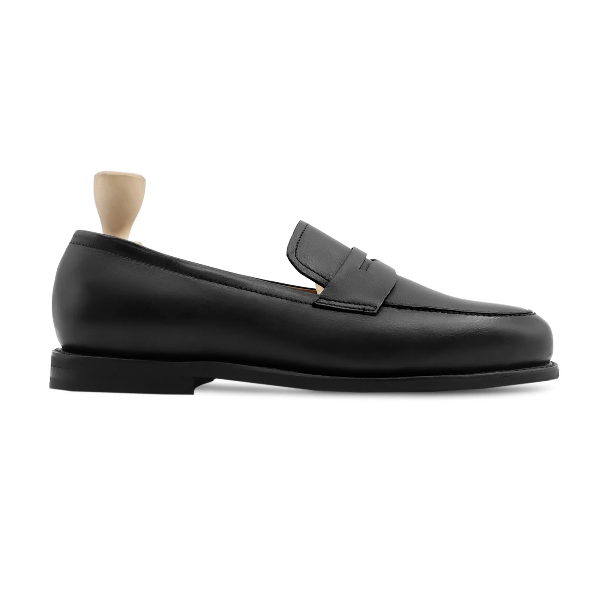 Sicilom Gy - Men's Black Calf Leather Loafer