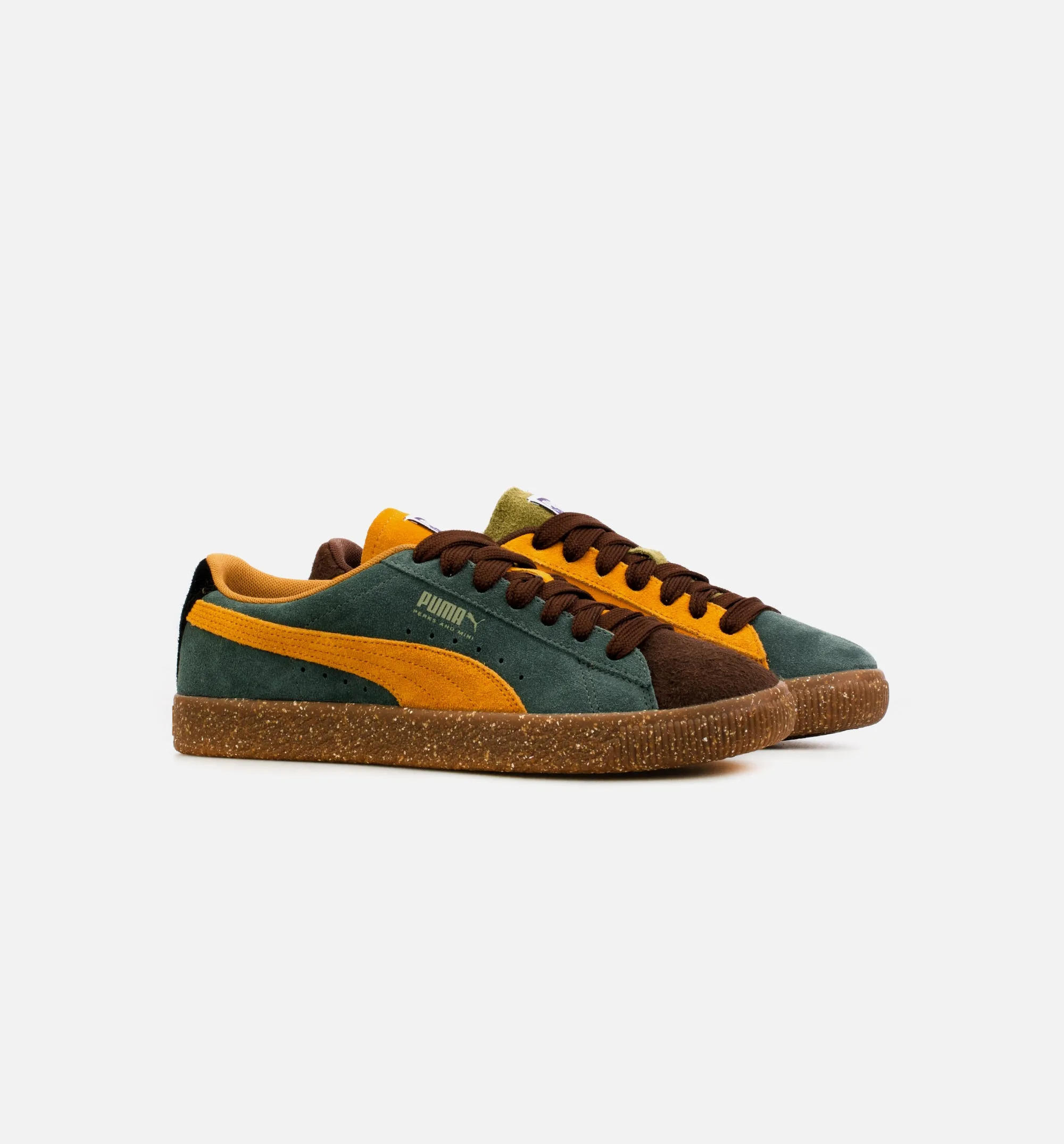 Suede VTG x PAM Mens Lifestyle Shoe - Brown/Green