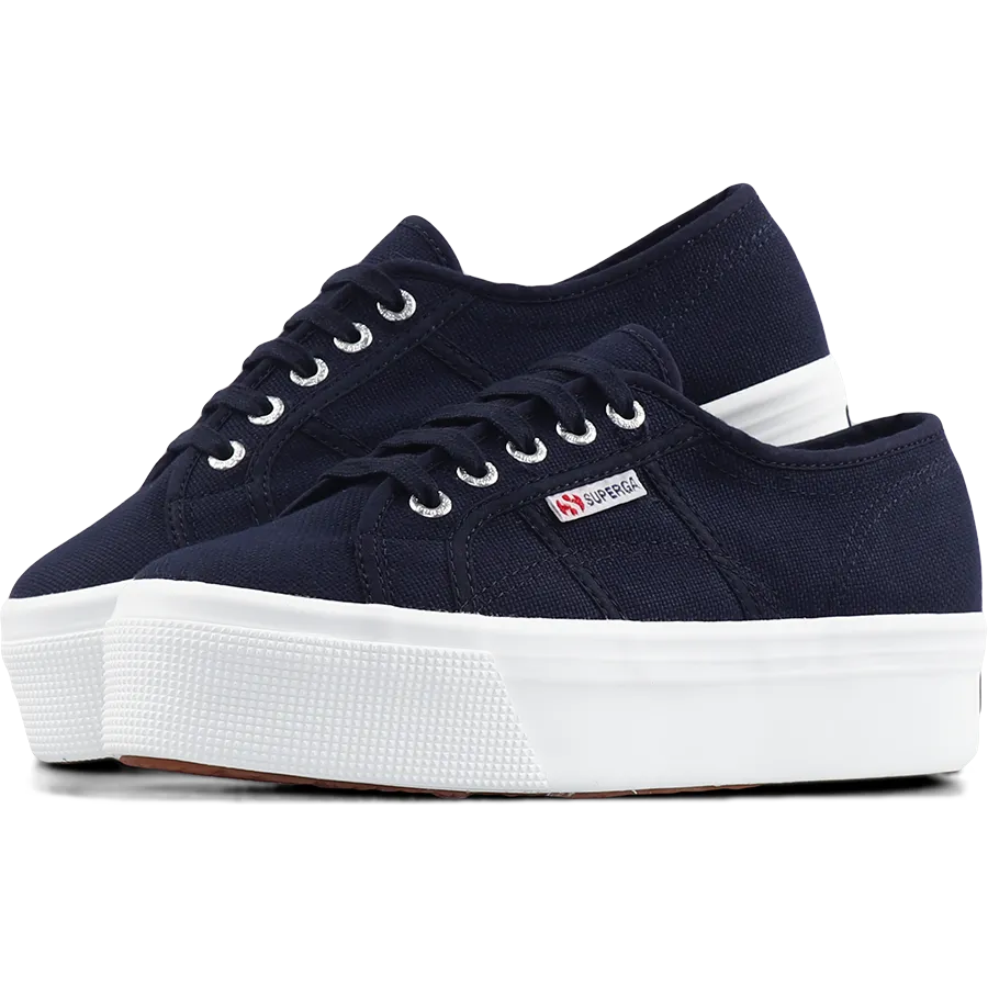 Superga 2790 Flatform Navy-Full White