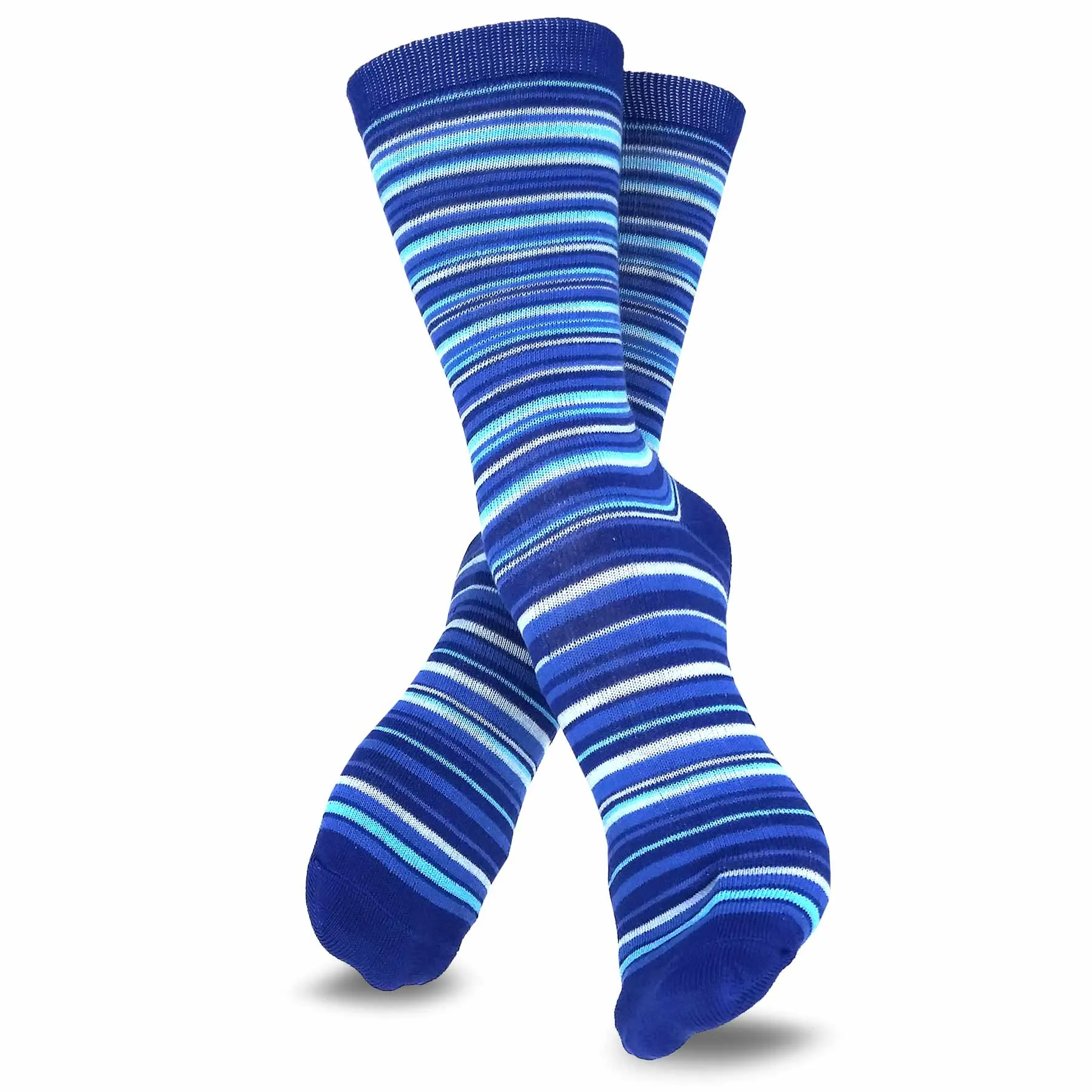 TeeHee Socks Women's Casual Polyester Crew Thin Ministripes 12-Pack (1118898)