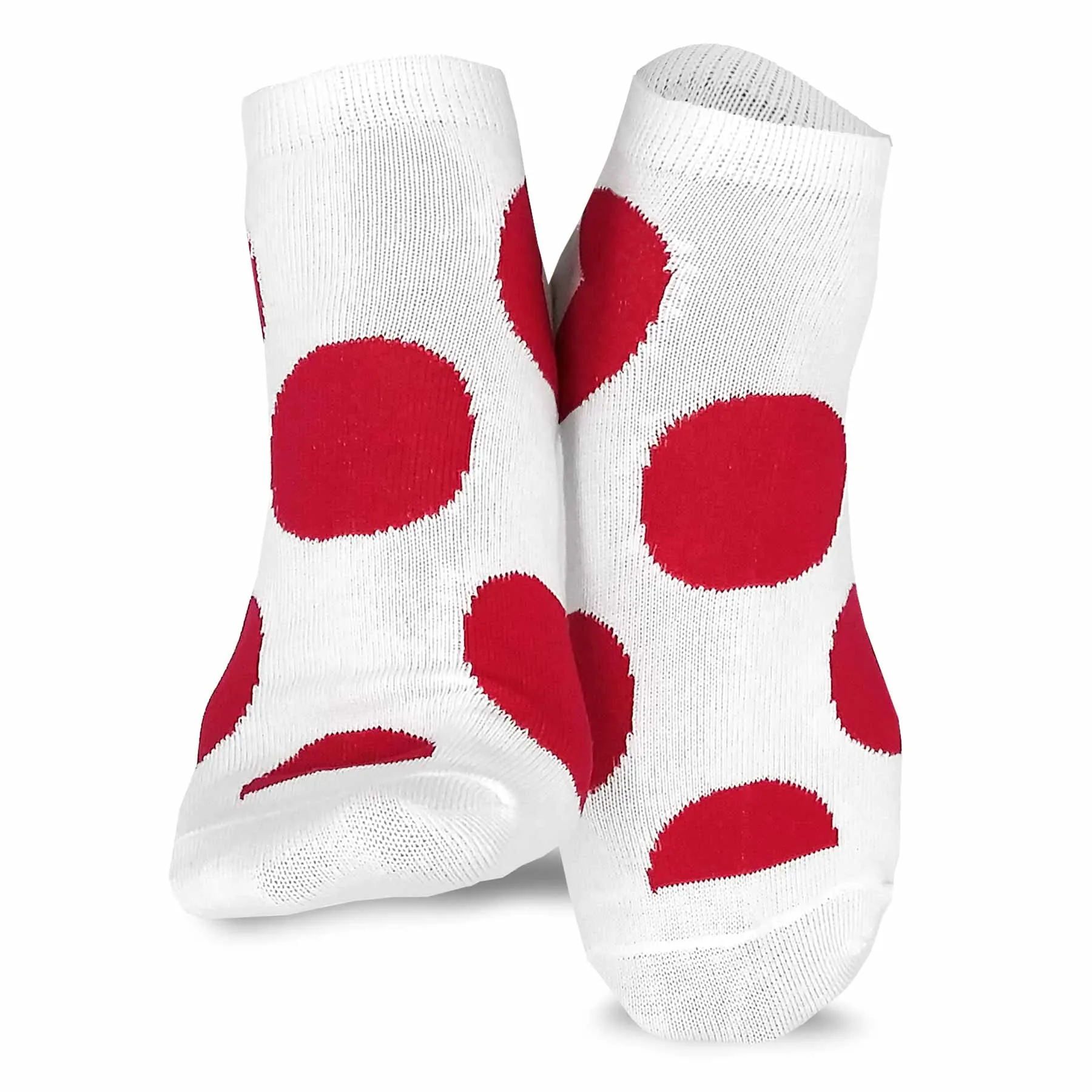 TeeHee Socks Women's Casual Polyester No Show Hearts and Stripes 18-Pack (12063)