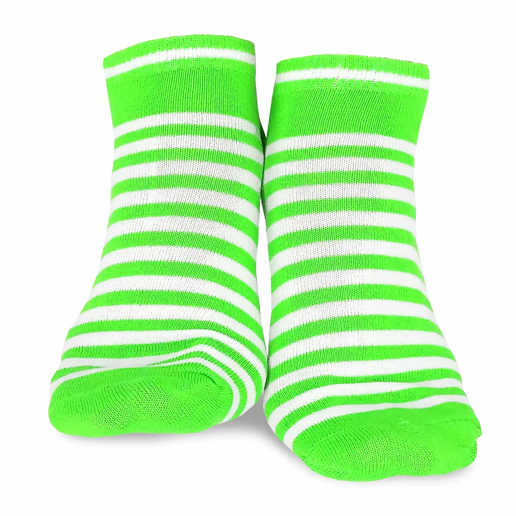 TeeHee Socks Women's Casual Polyester No Show Neon 18-Pack (12064)