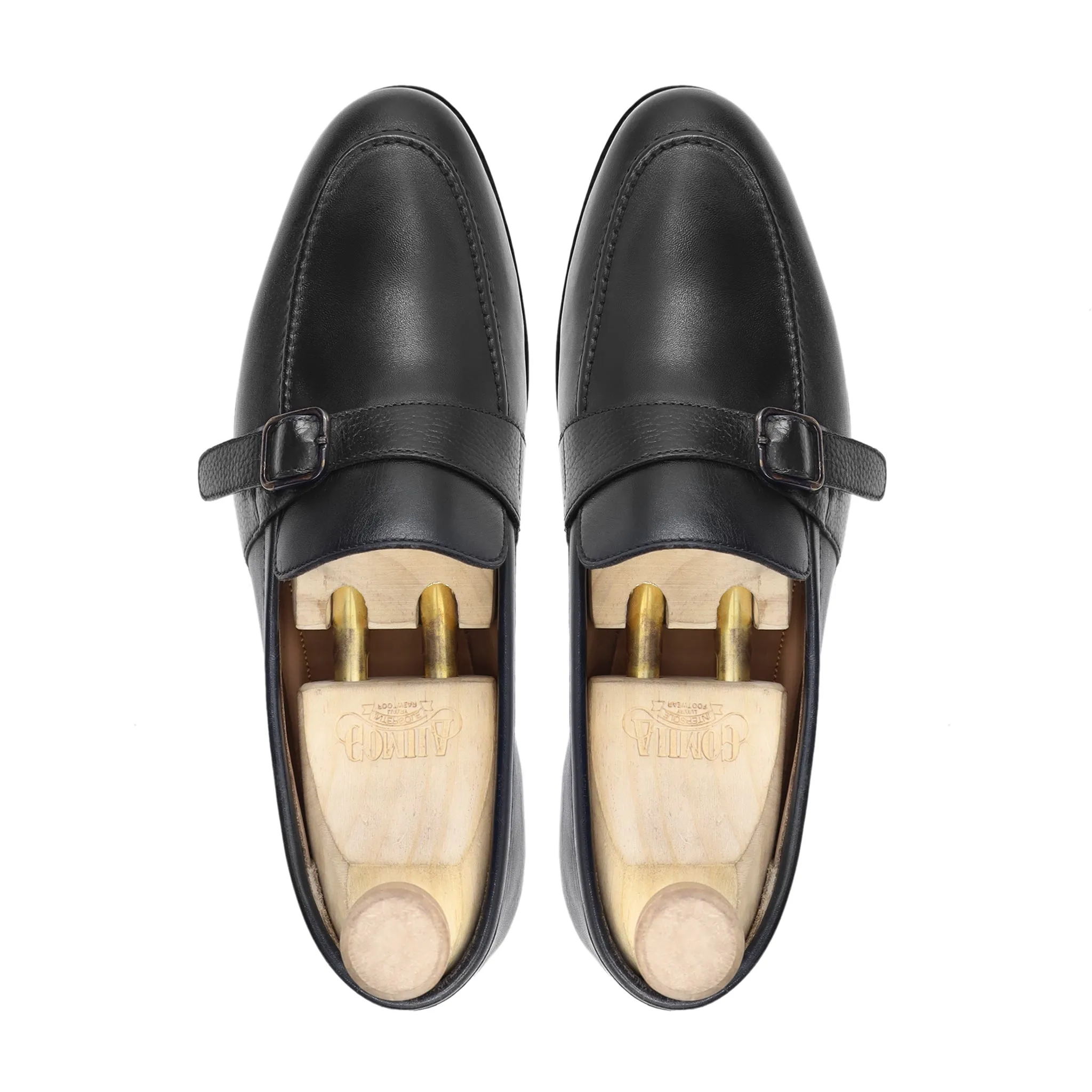 Tonbric - Men's Black Calf Leather Loafer