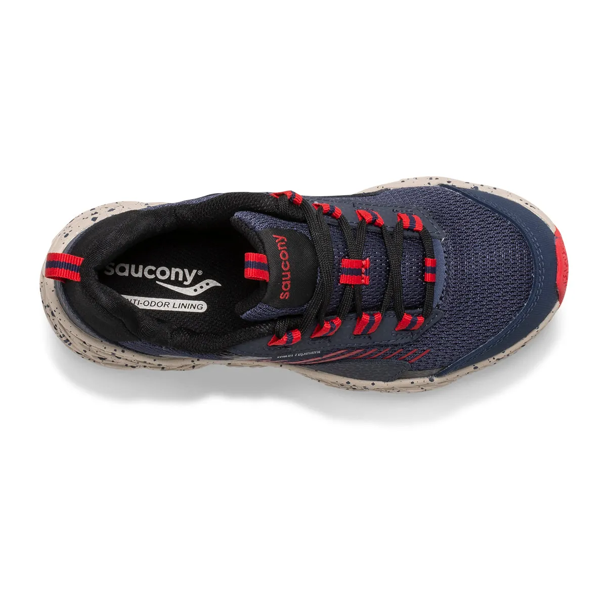 Wind Shield - Navy / Red Lace