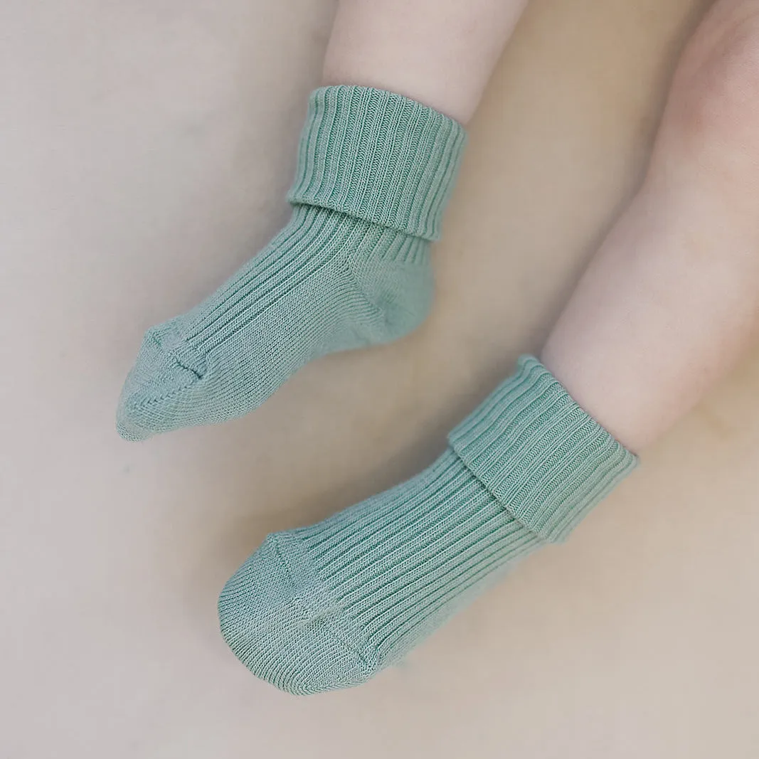 Wool Socks, Baby and Toddler, Pine